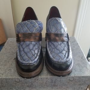 FREEBIRD by Steven, Bristol Blue Snakeskin